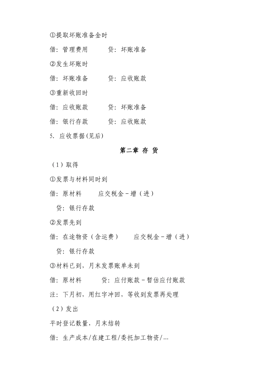 常用会计分录大全_第3页