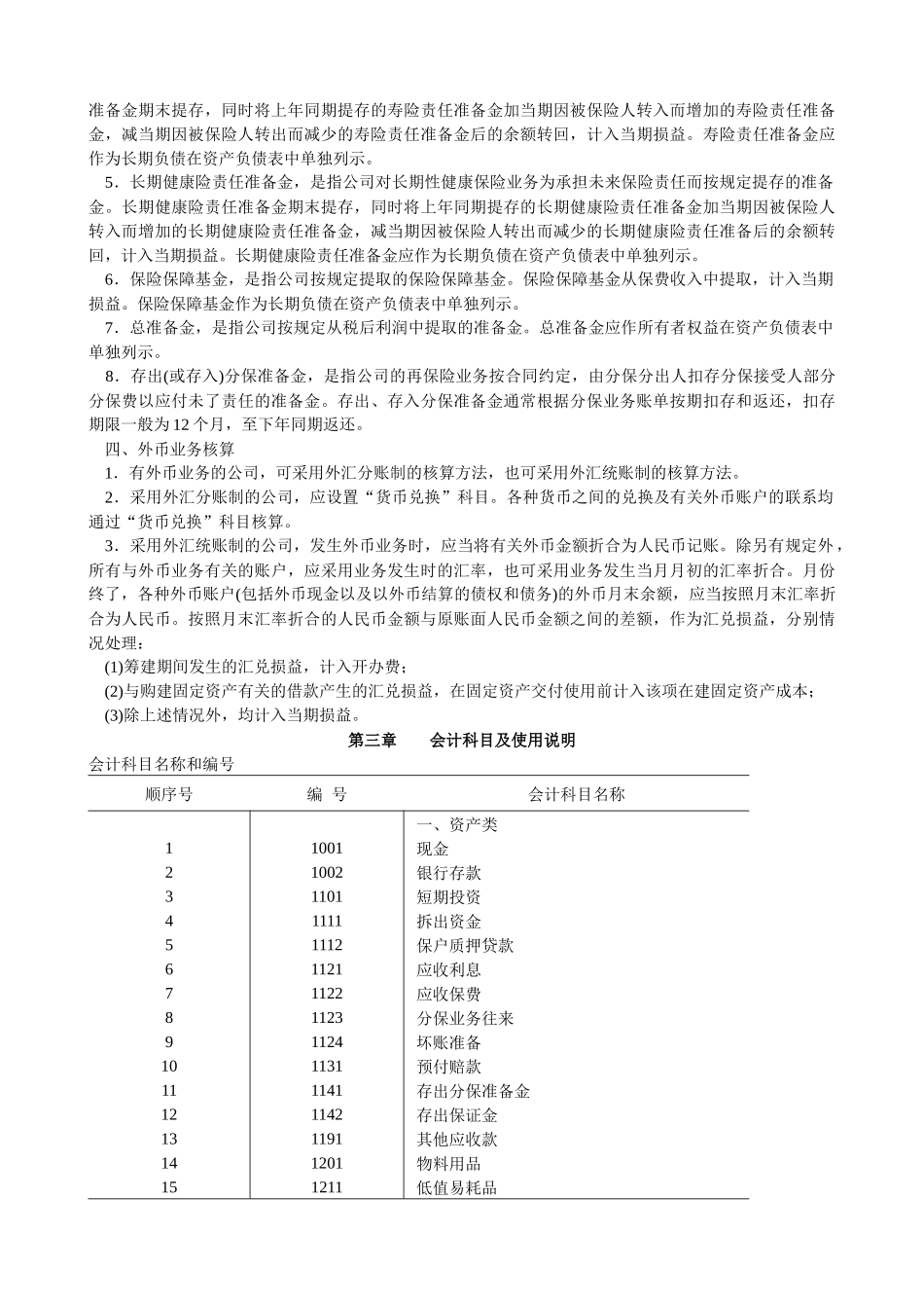 保险公司财务会计制度_第3页