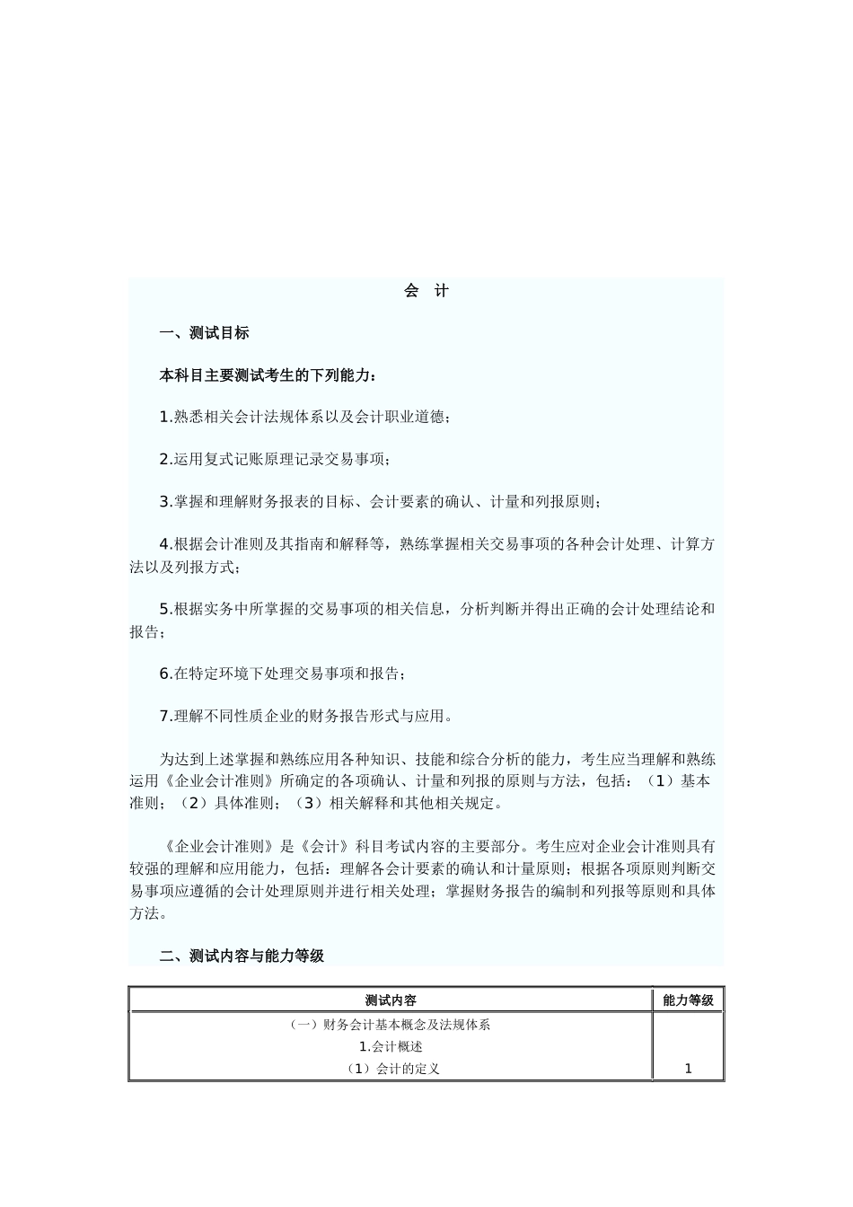 财务会计精彩大纲_第1页