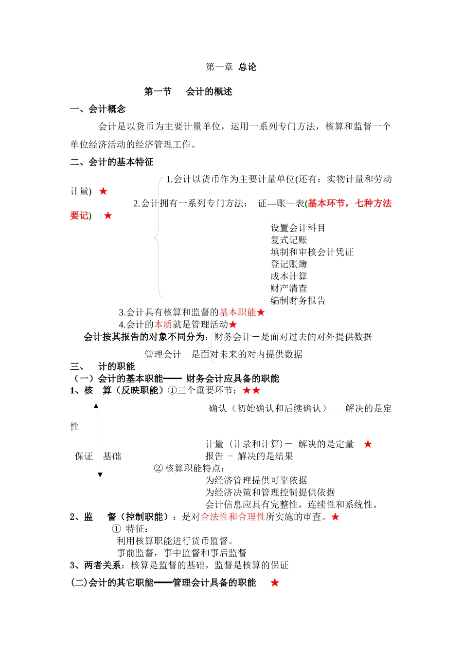 财务会计与管理基础知识分析精华_第1页