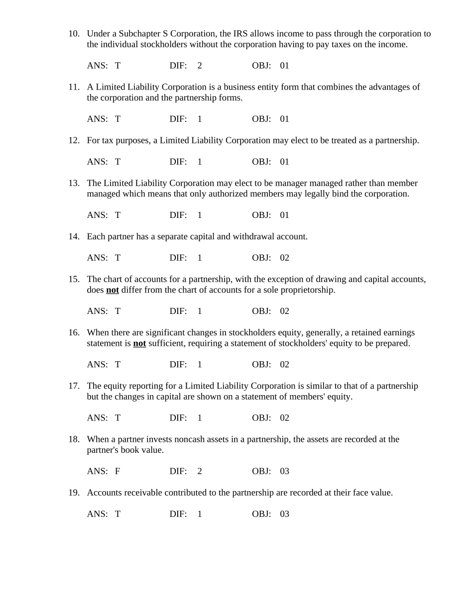 财务会计英语 练习及答案ch13_第3页