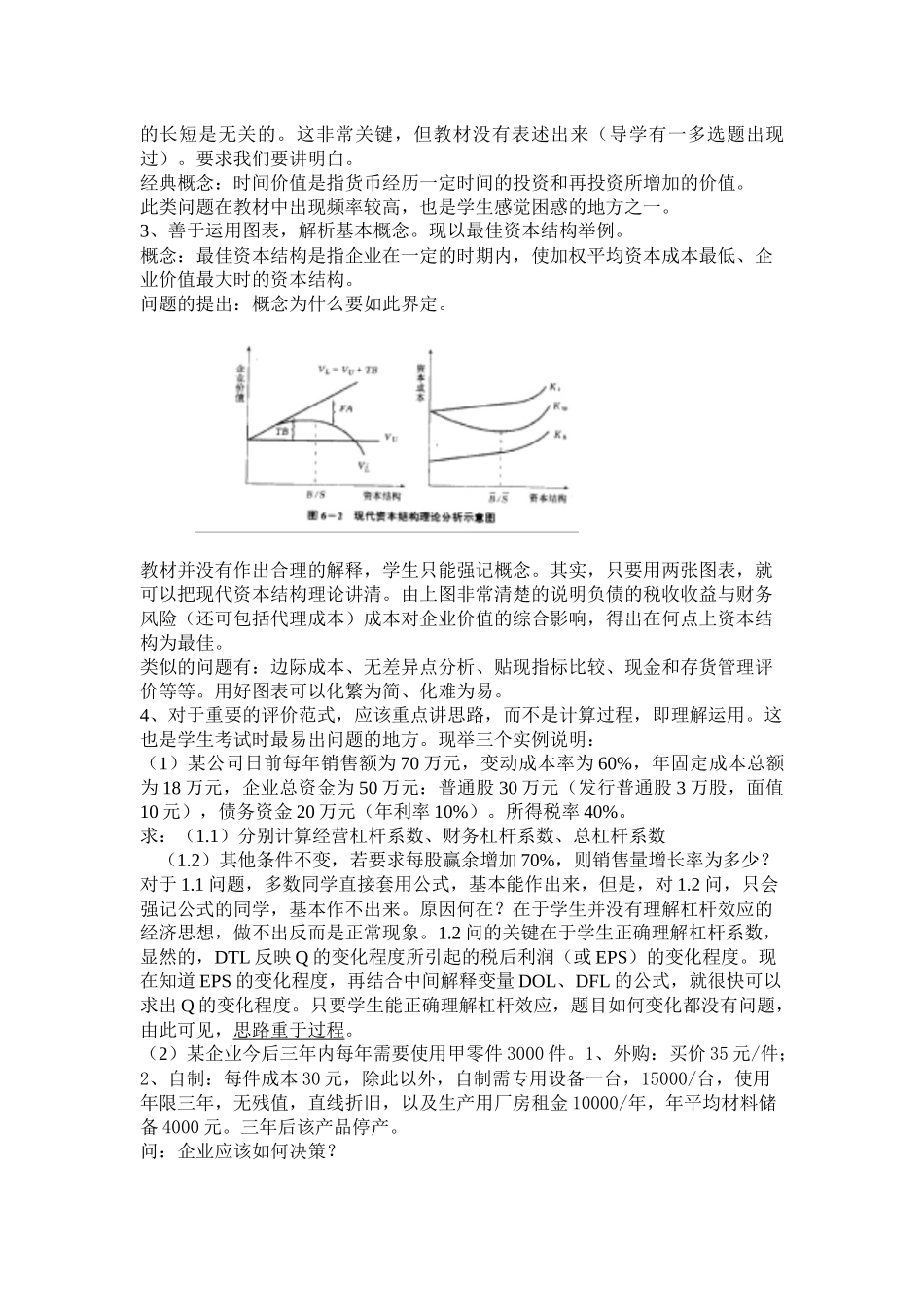 财务管理课程疑难点解析_第2页