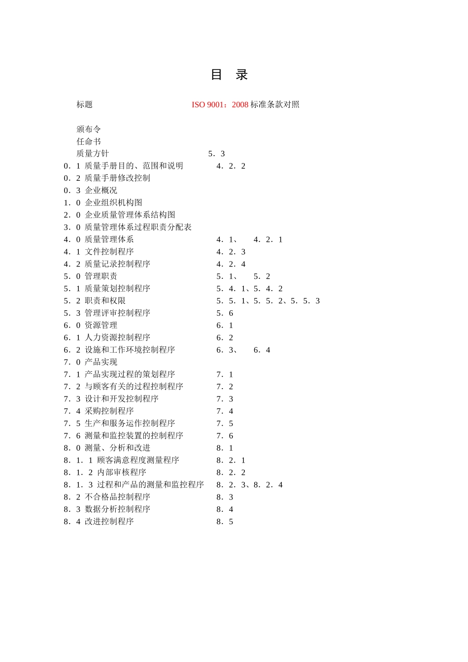 ISO质量手册_第2页