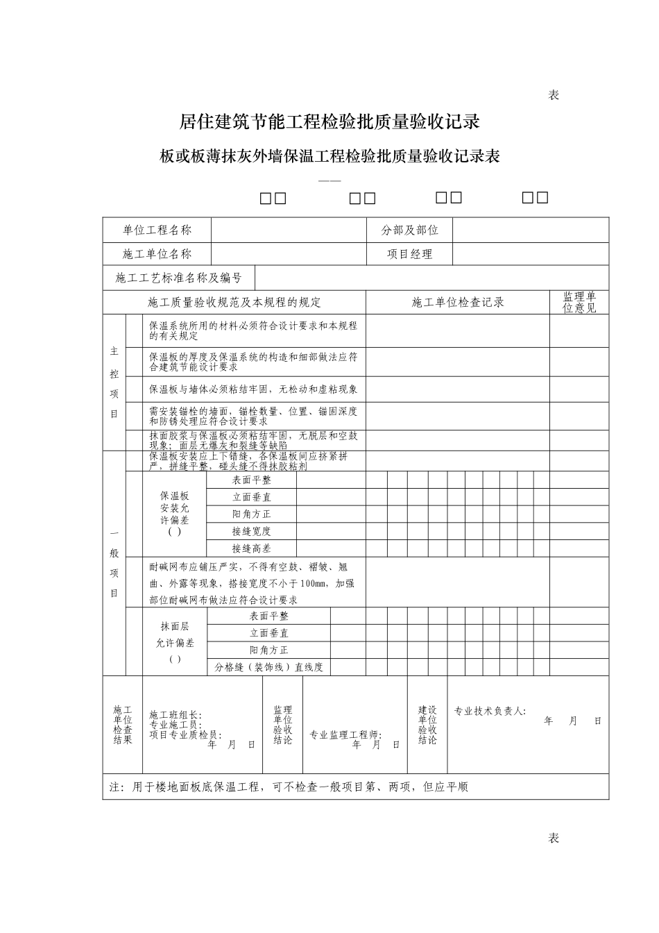 工程检验批质量验收记录表(DOC21页)_第3页