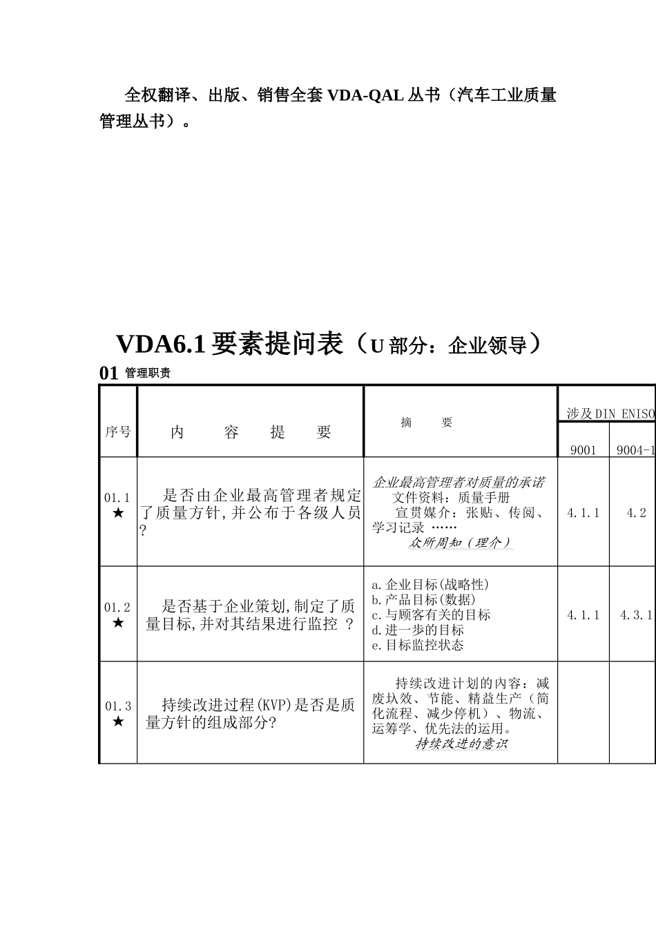 VDA6.1德国汽车工业质量标准_第2页