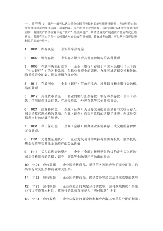 财务报表基础知识