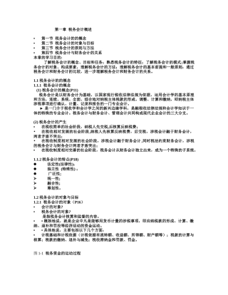 第一章 税务会计概述1