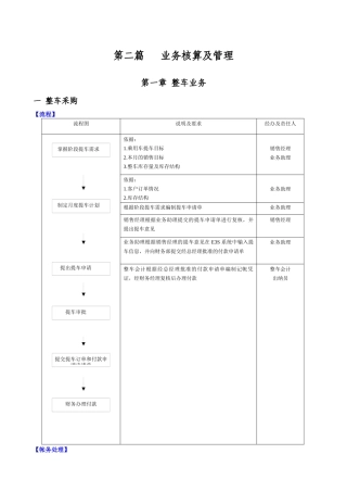 财务手册(整车)