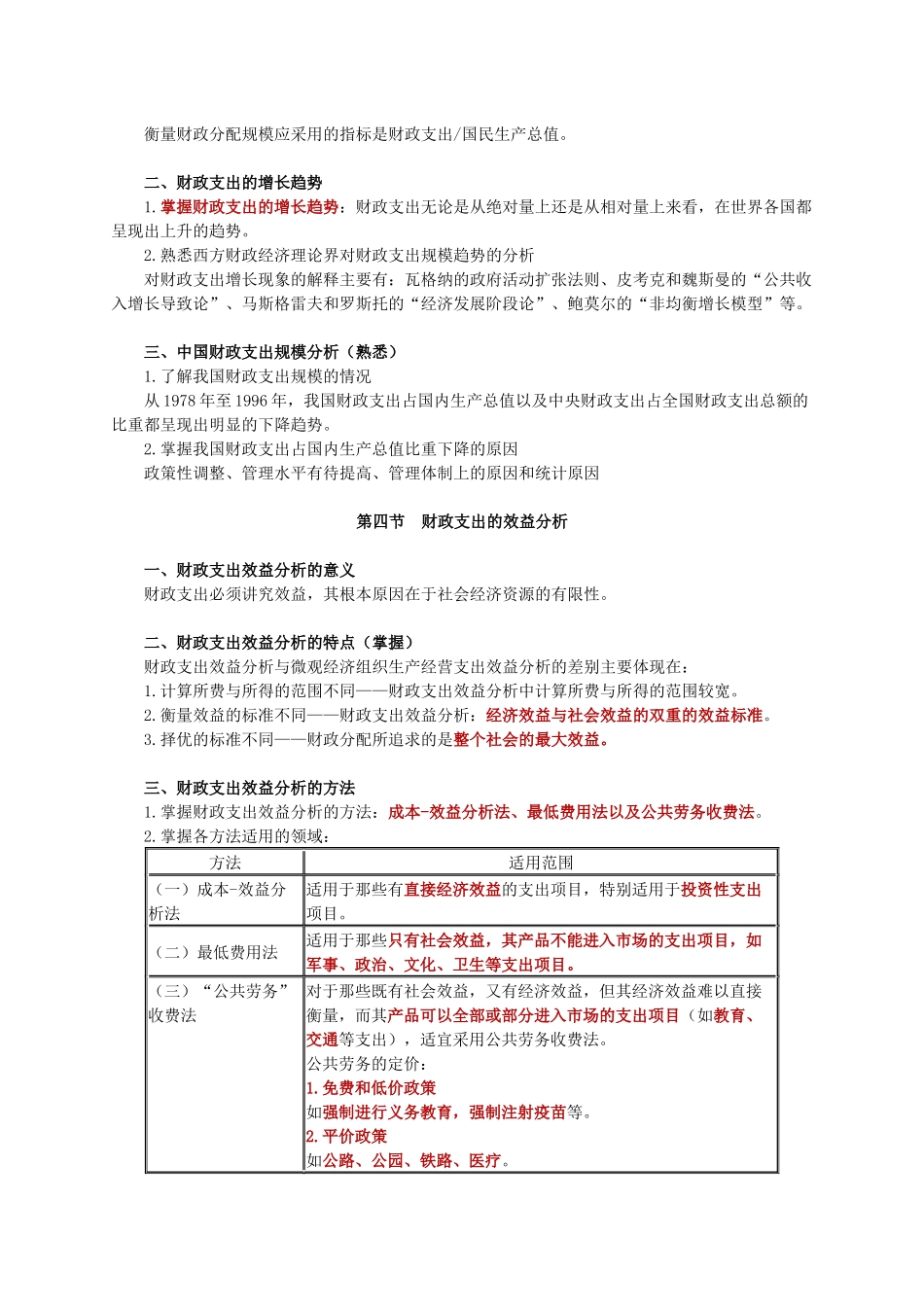 XXXX年度经济师考试_财政税收_财政支出讲义0201_第3页