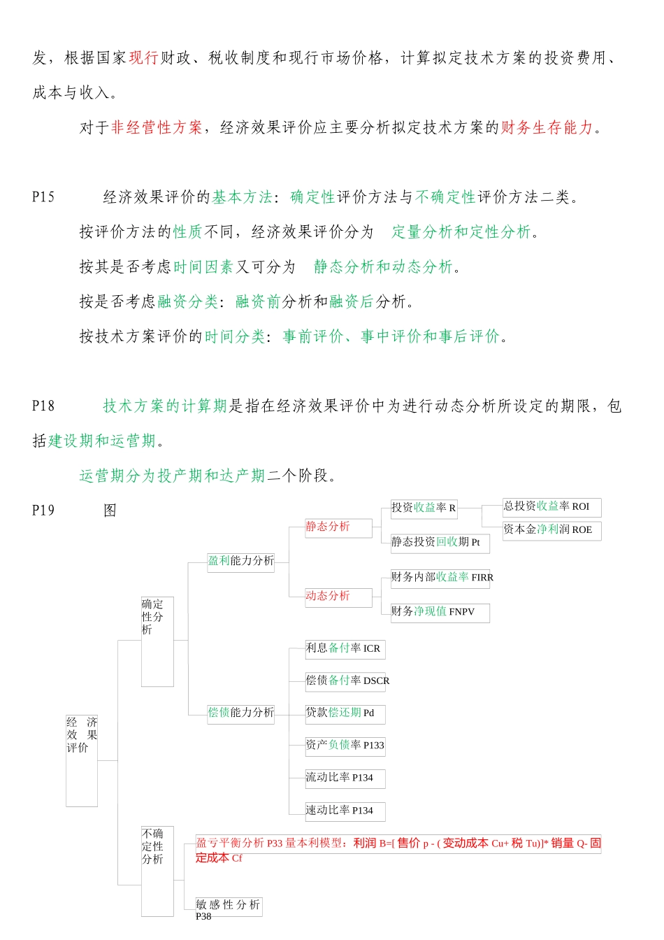 XXXX一级建造师工程经济-备考重点总结_第3页