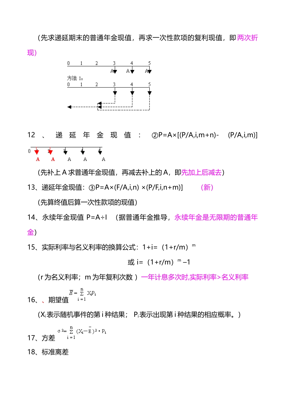 财务公式汇总培训资料_第3页
