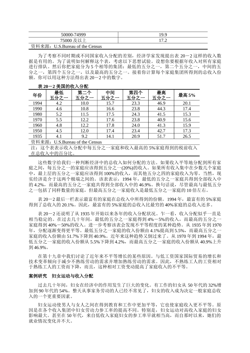 《经济学原理》第二十章收入分配_第2页