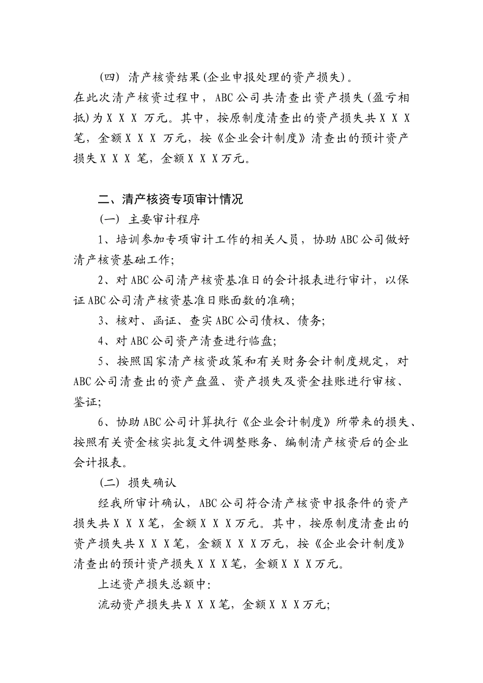 Sykxwq清产核资专项审计报告_第3页