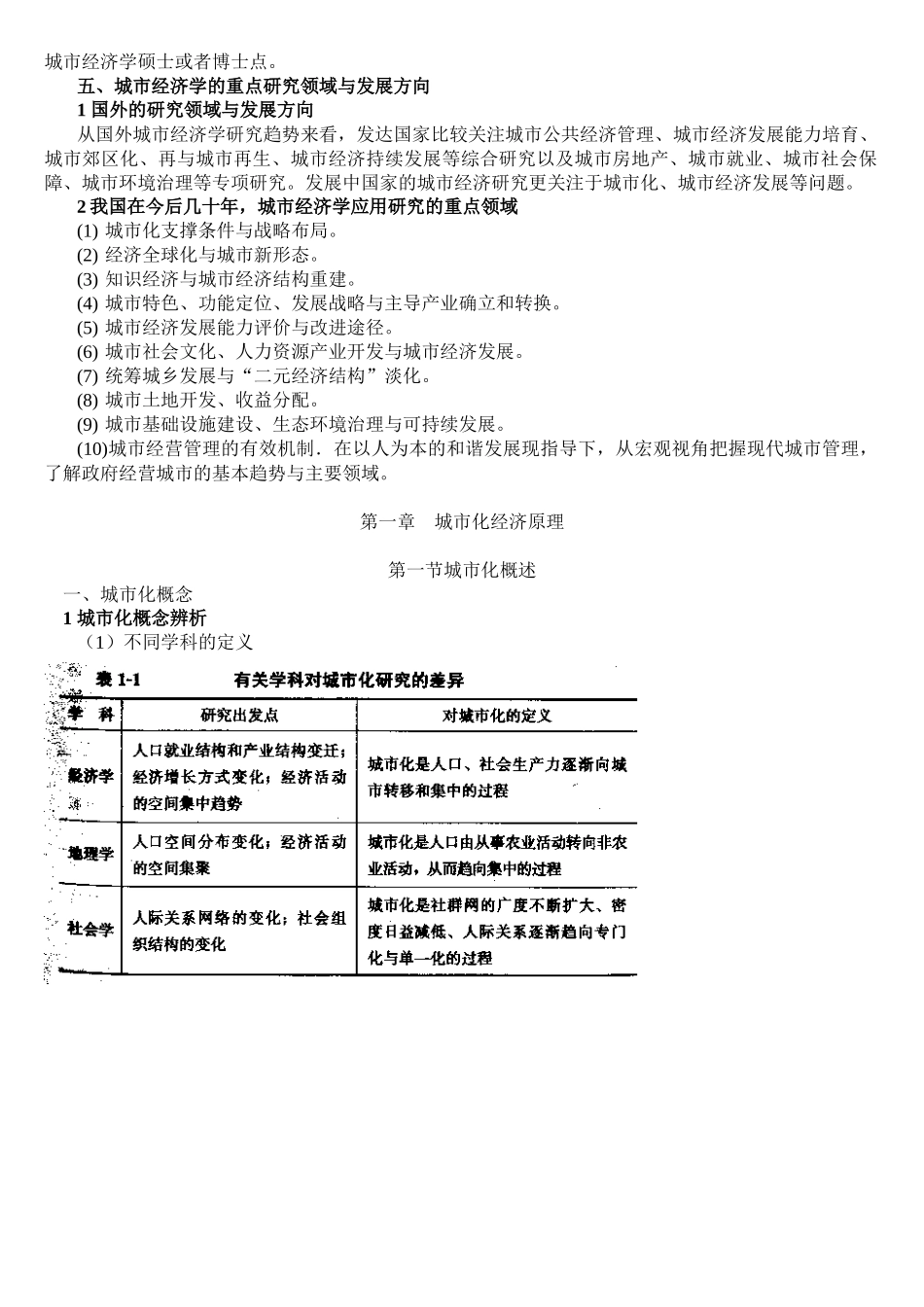 城市经济学课程要点_第3页