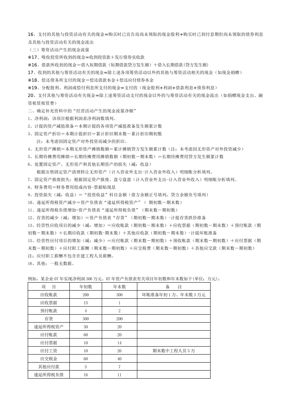 财务报表课堂练习_第3页