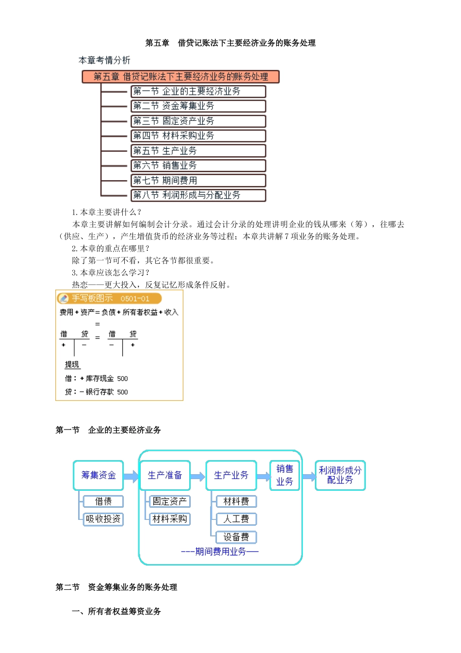 【XXXX赵玉宝会计从业会计基础】第五章借贷记账法下主_第1页