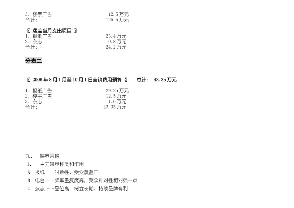 帝景时代整体预算计划_第3页