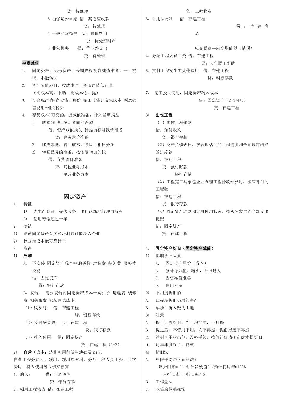 会计初级职称相关重点_第3页