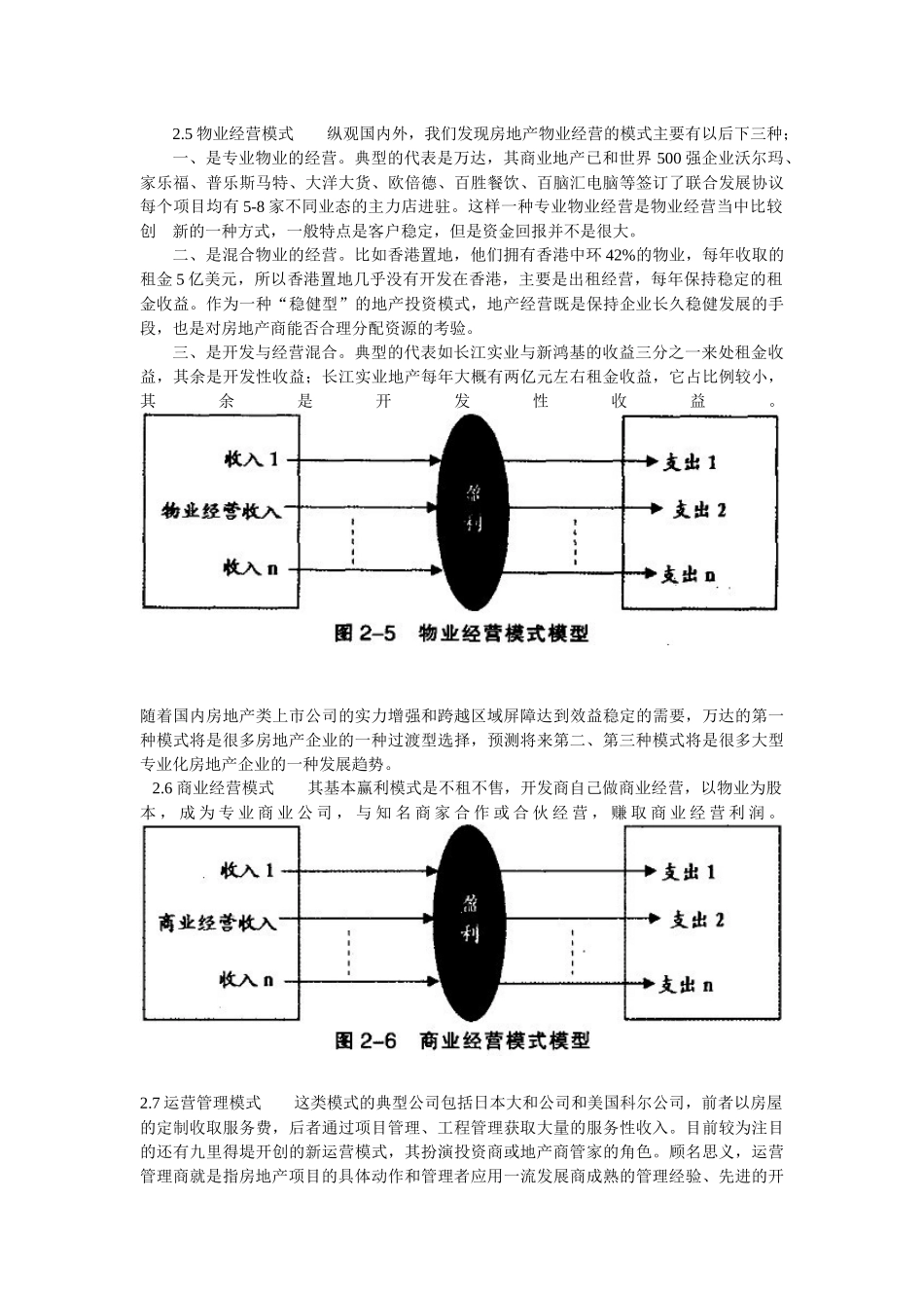国内外房地产公司盈利模式及适用条件研究_第3页