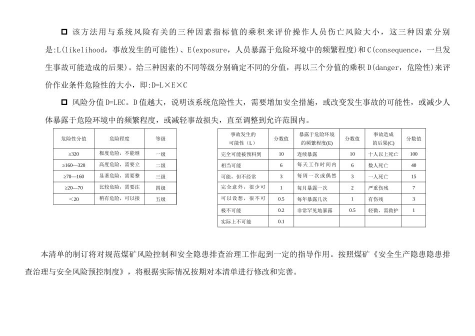 风险控制及隐患排查治理清单汇总--完稿_第3页
