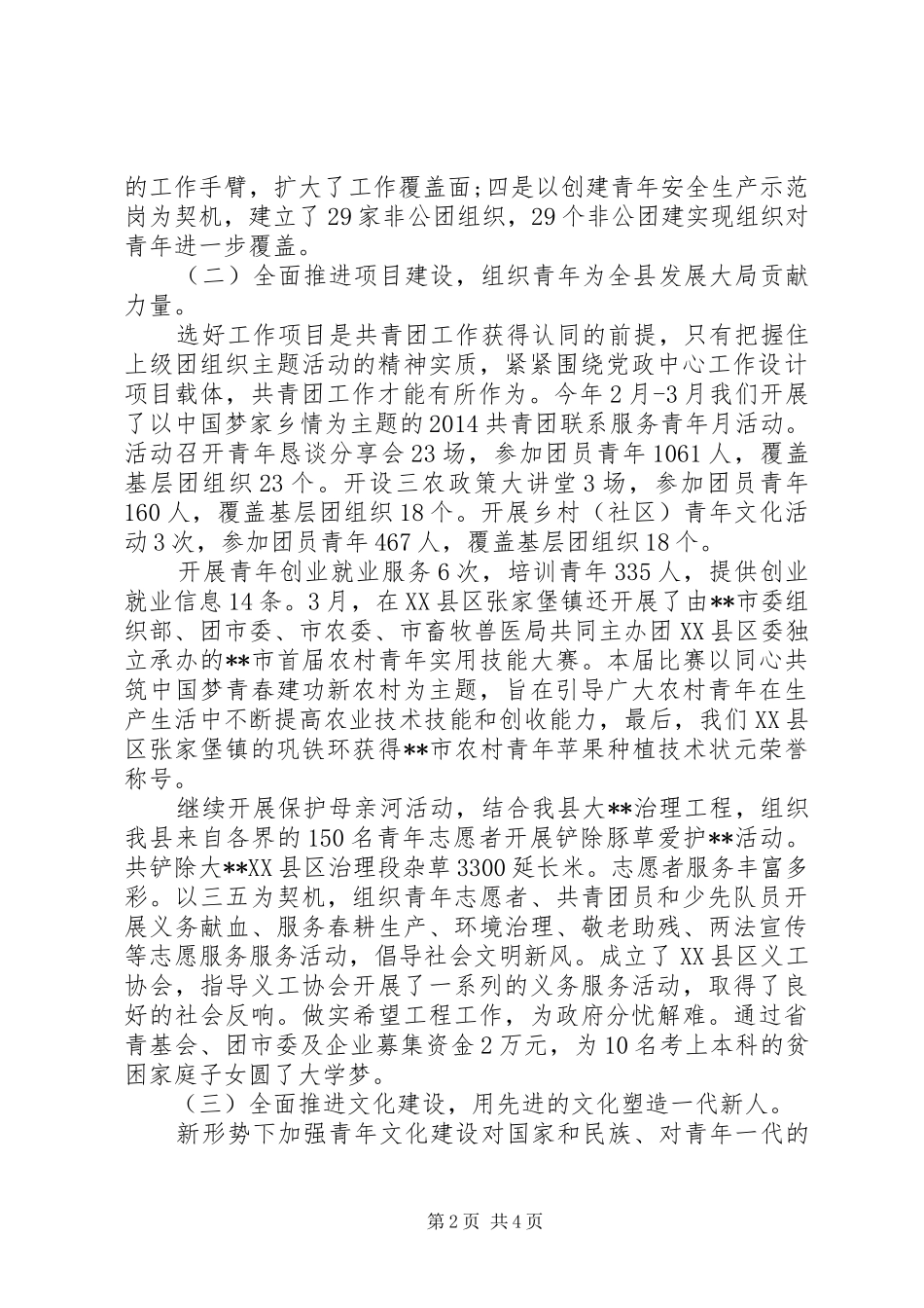 团县委员个人工作总结_第2页