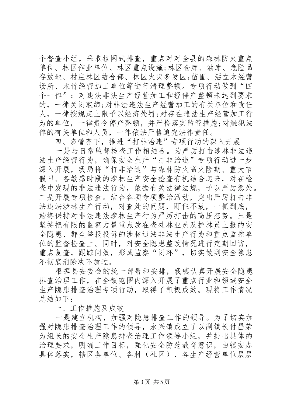 县粮食局安全生产大检查工作总结范文_第3页