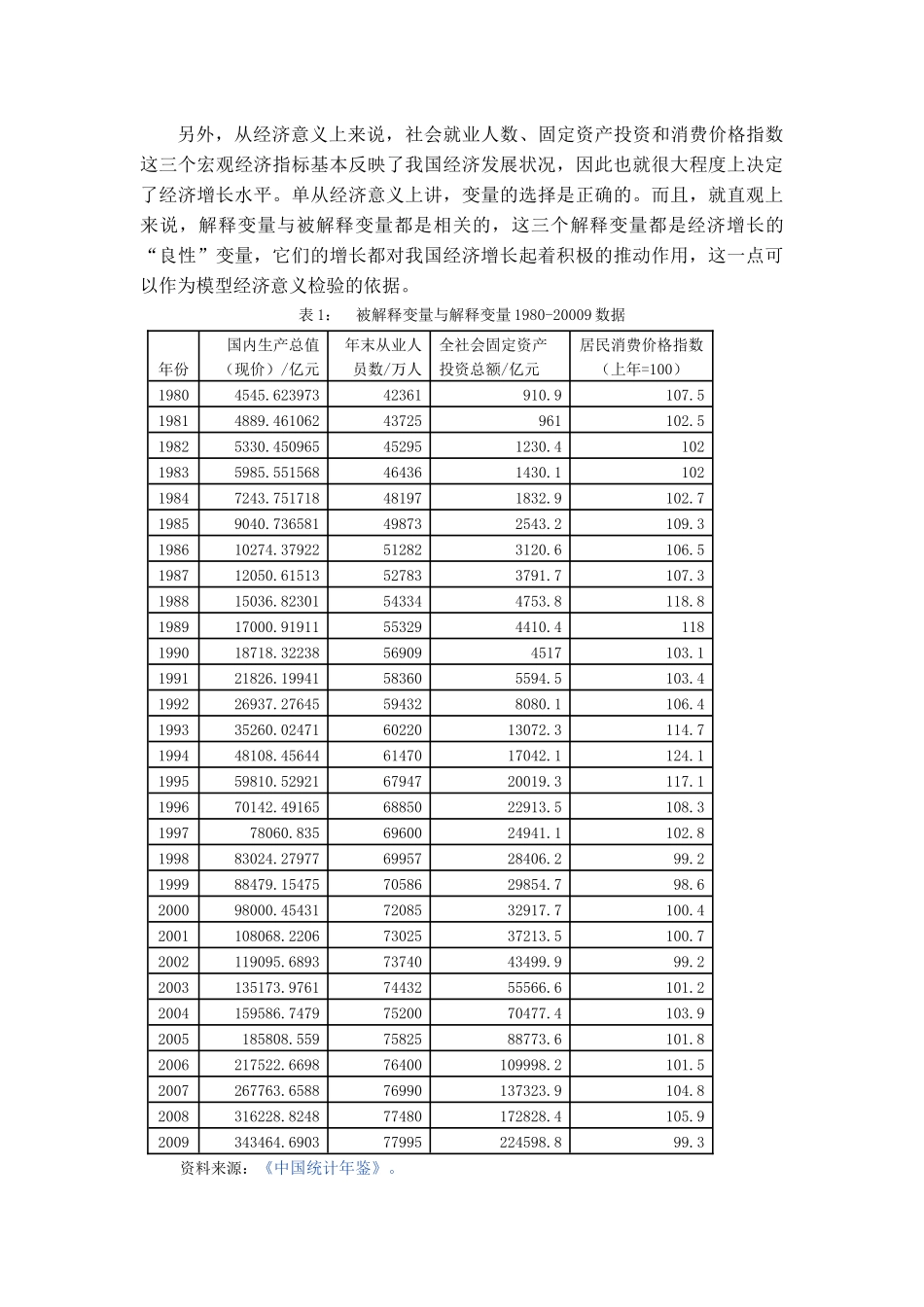 对中国经济增长影响因素的实证分析_第3页