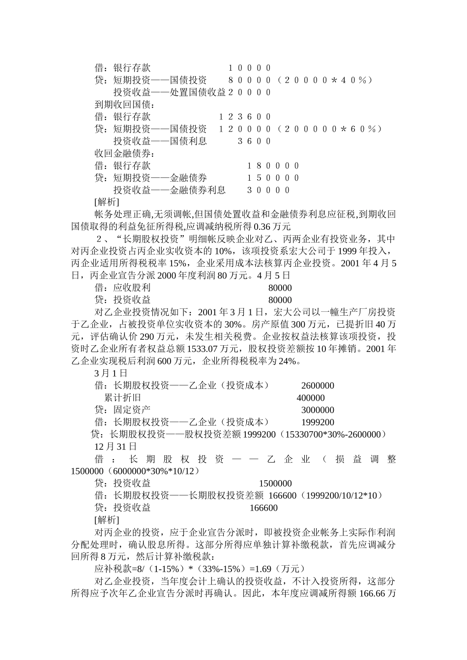 财务会计制度与税法的差异案例集( 66页)_第2页