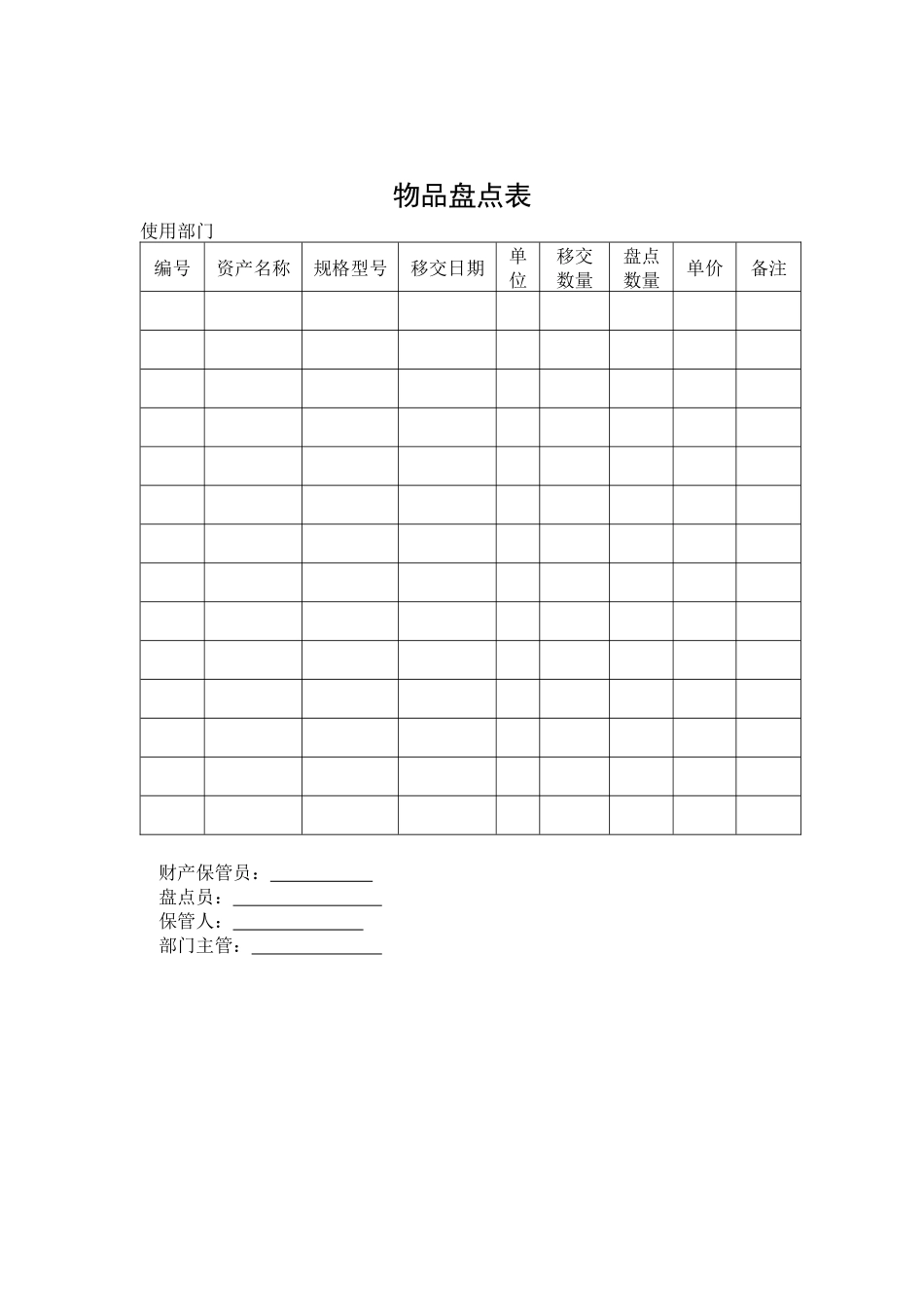 财务部程序一览表_第1页