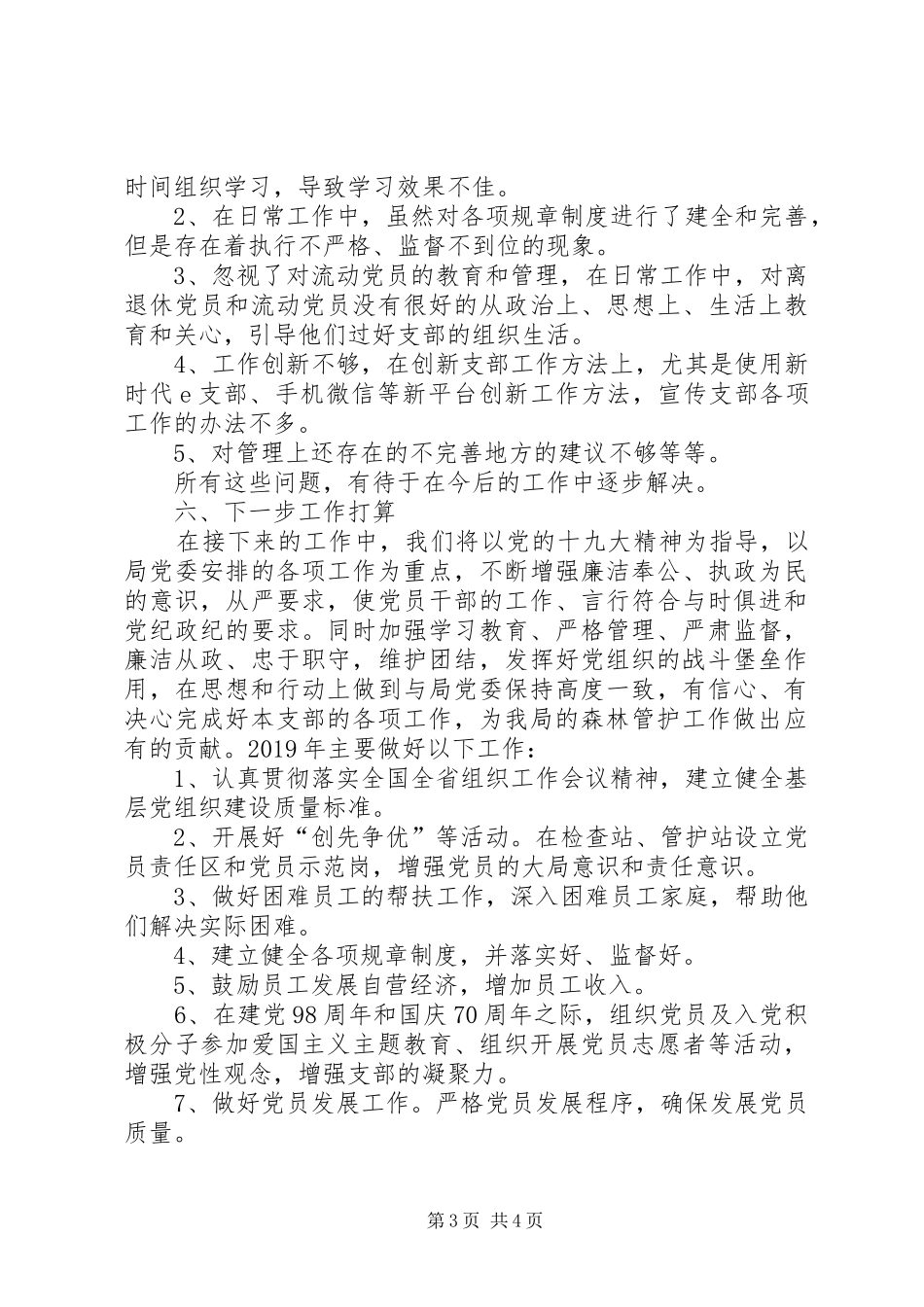 天保中心党支部工作总结_第3页