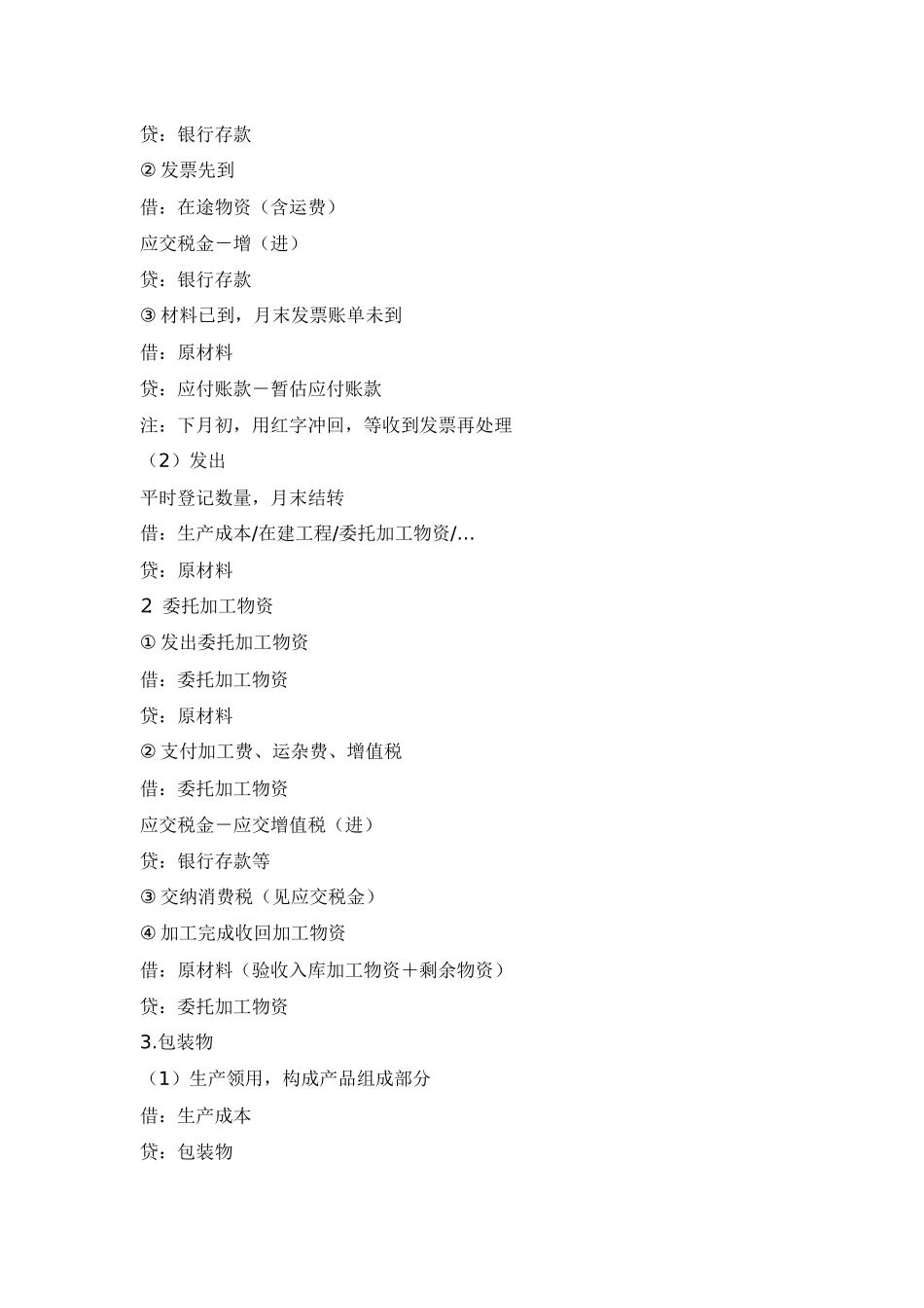 XXXX年最新会计科目表及详细解释(2)_第3页