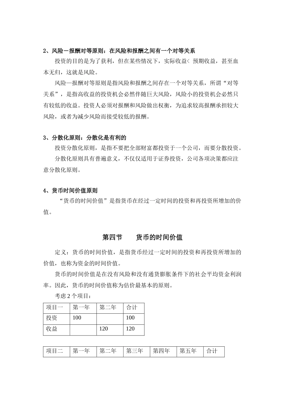 财务管理概论知识点介绍_第3页