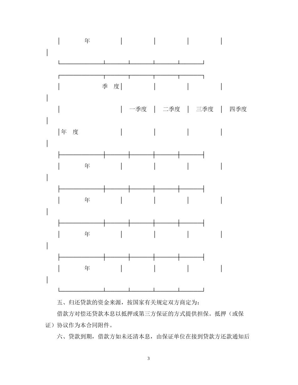 借贷合同范本_第3页