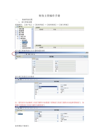 财务主管操作手册
