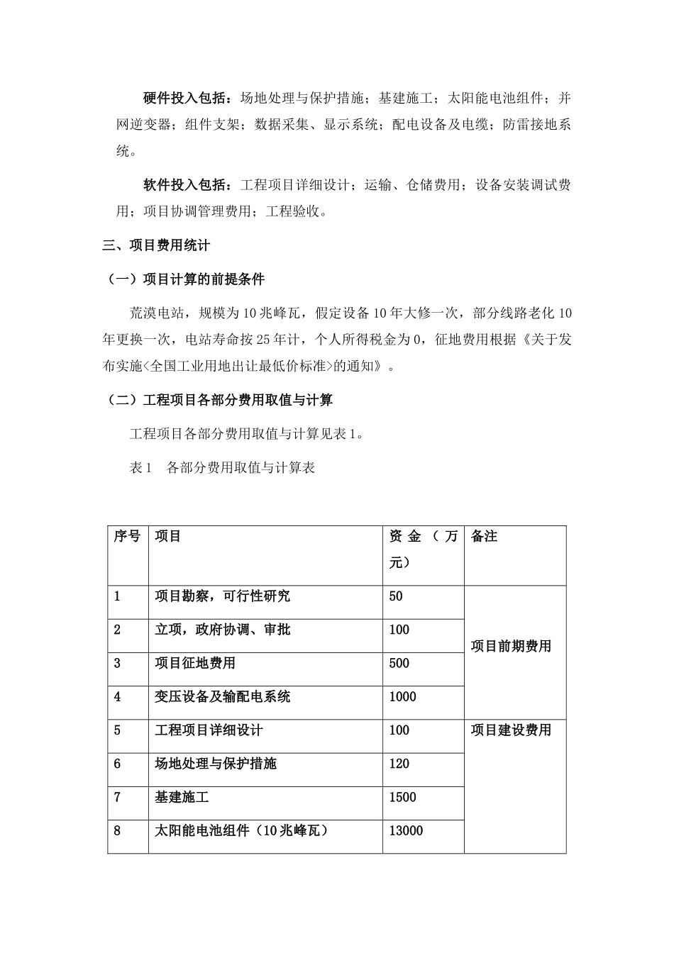大型并网光伏电站财务分析_第3页