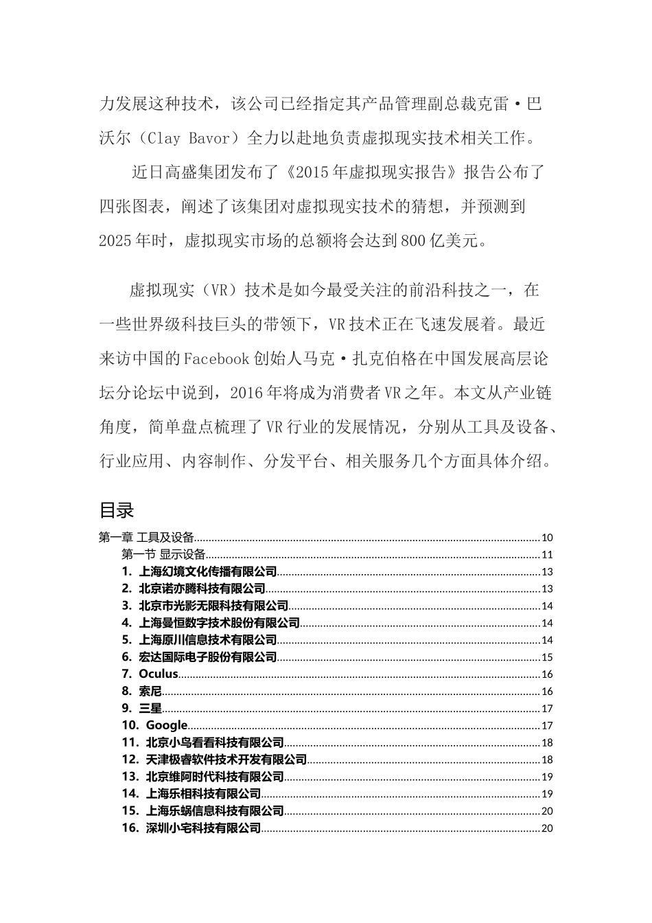 XXXX虚拟现实公司盘点_第3页