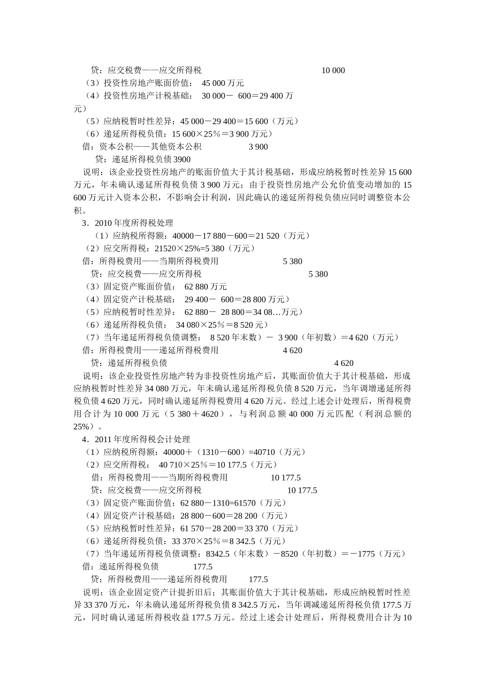 财务会计与房地产转换管理知识分析_第3页