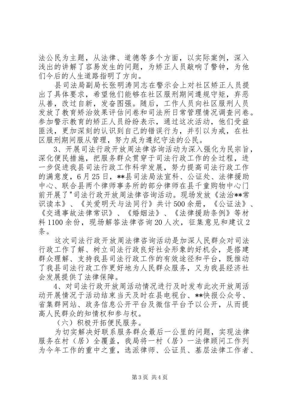 司法公开工作总结_第3页