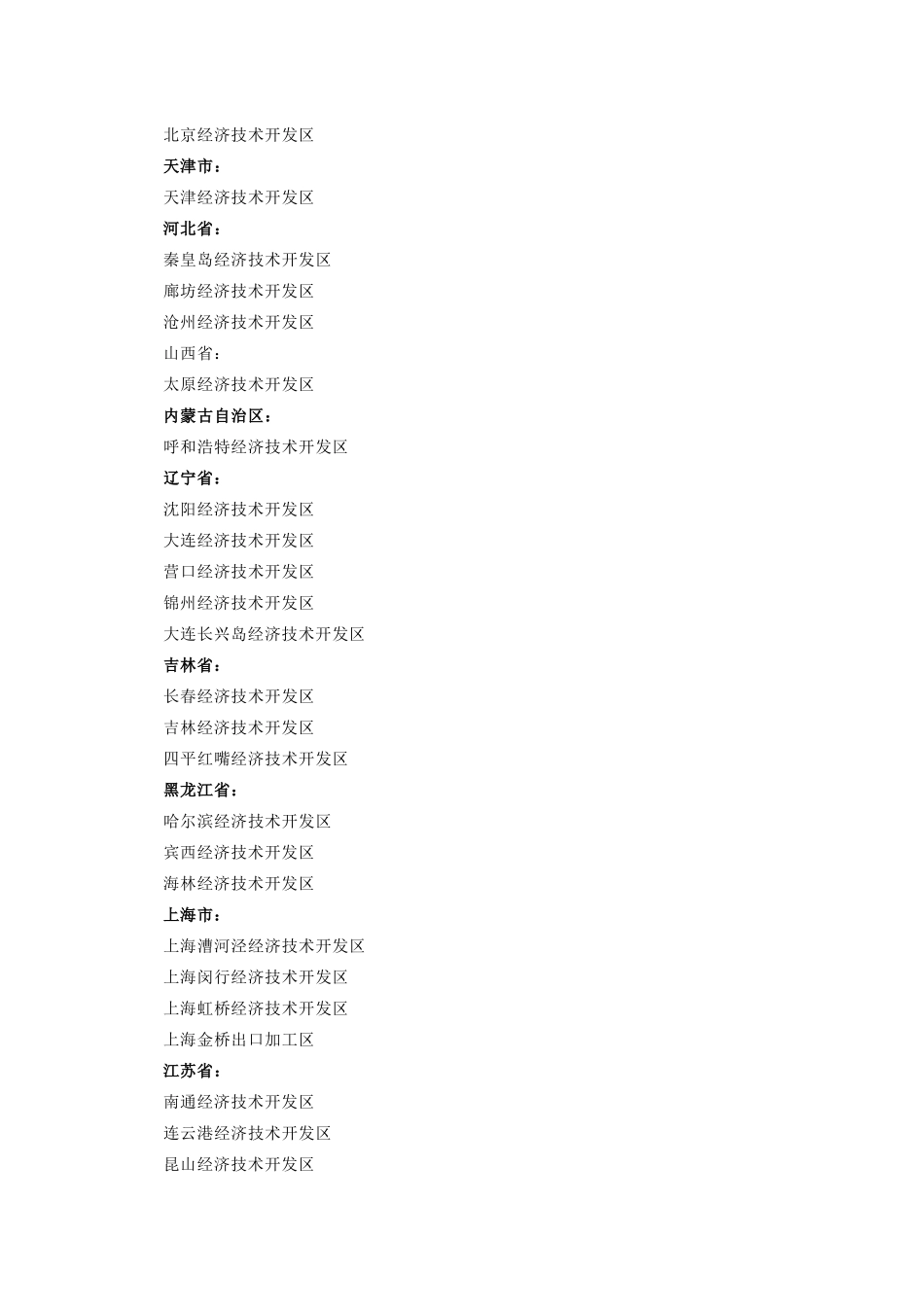 国家级经济技术开发区(XXXX年)_第2页