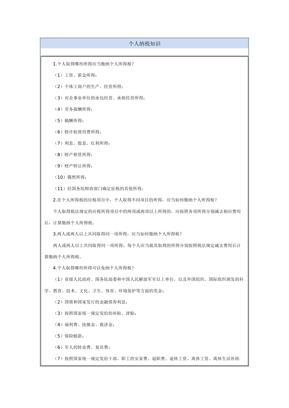 个人纳税知识_第1页