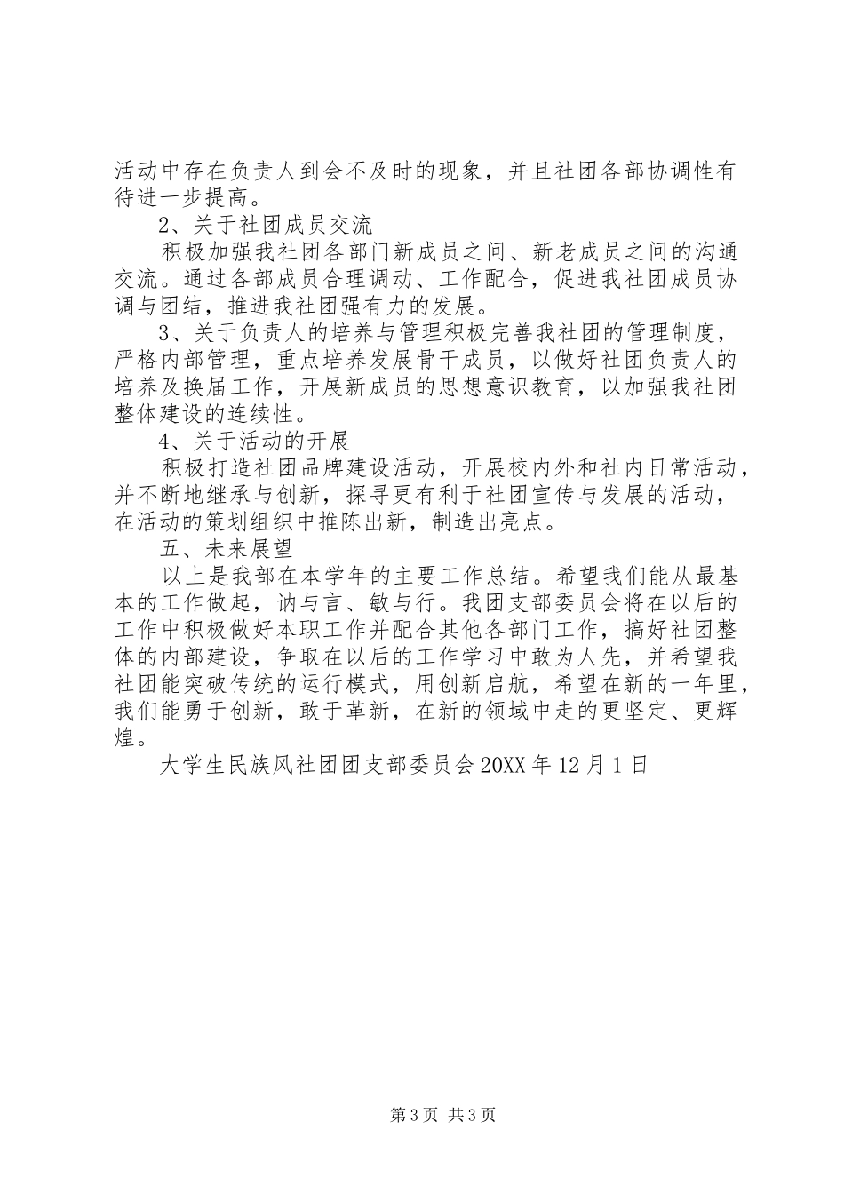 团支部委员会工作总结_第3页