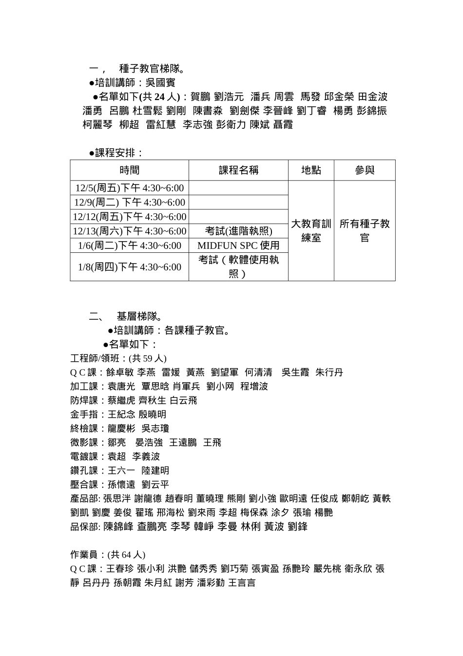 SPC教育訓練計劃_第2页