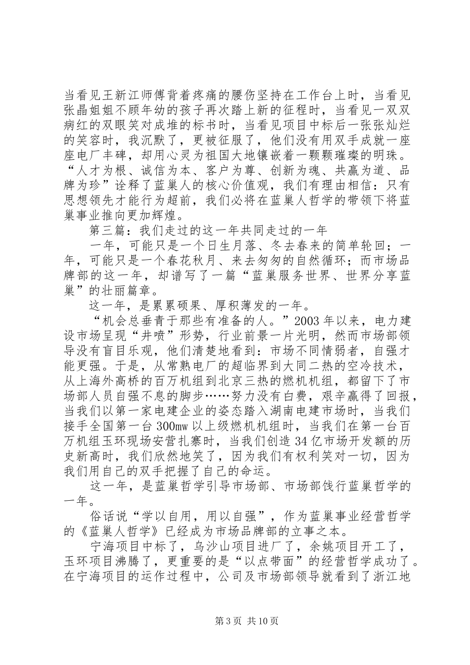 我们走过的这一年工作总结_第3页