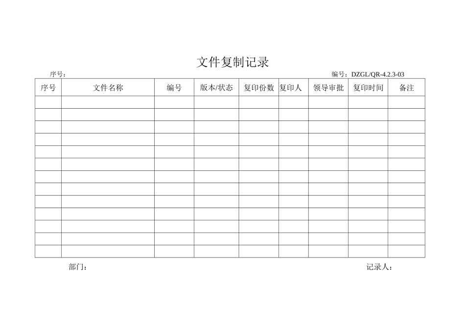 环保科技质量手册表格_第3页