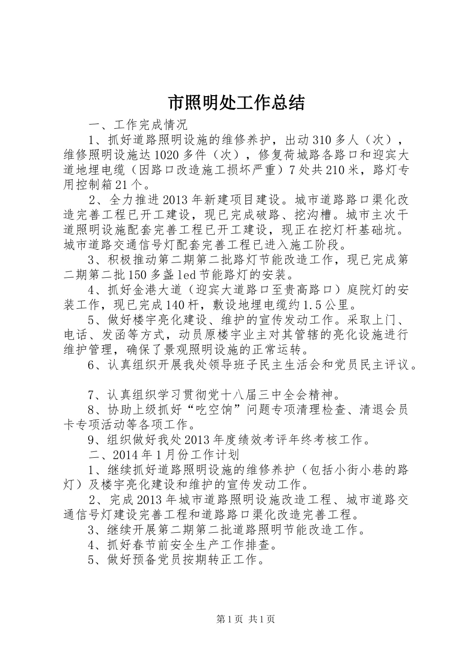 市照明处工作总结_第1页