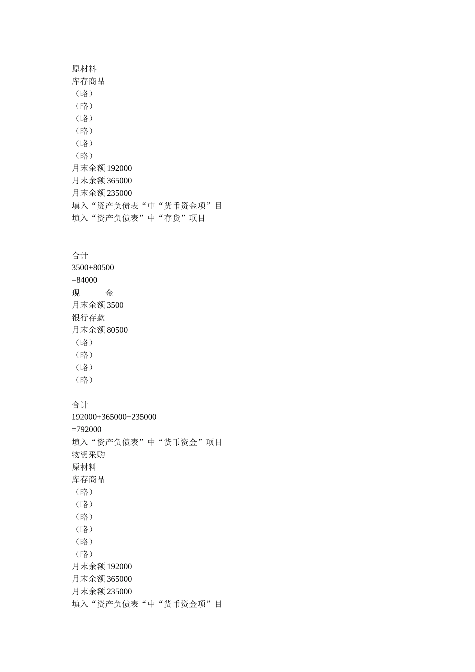 财务报告及资产负债管理知识分析表_第3页