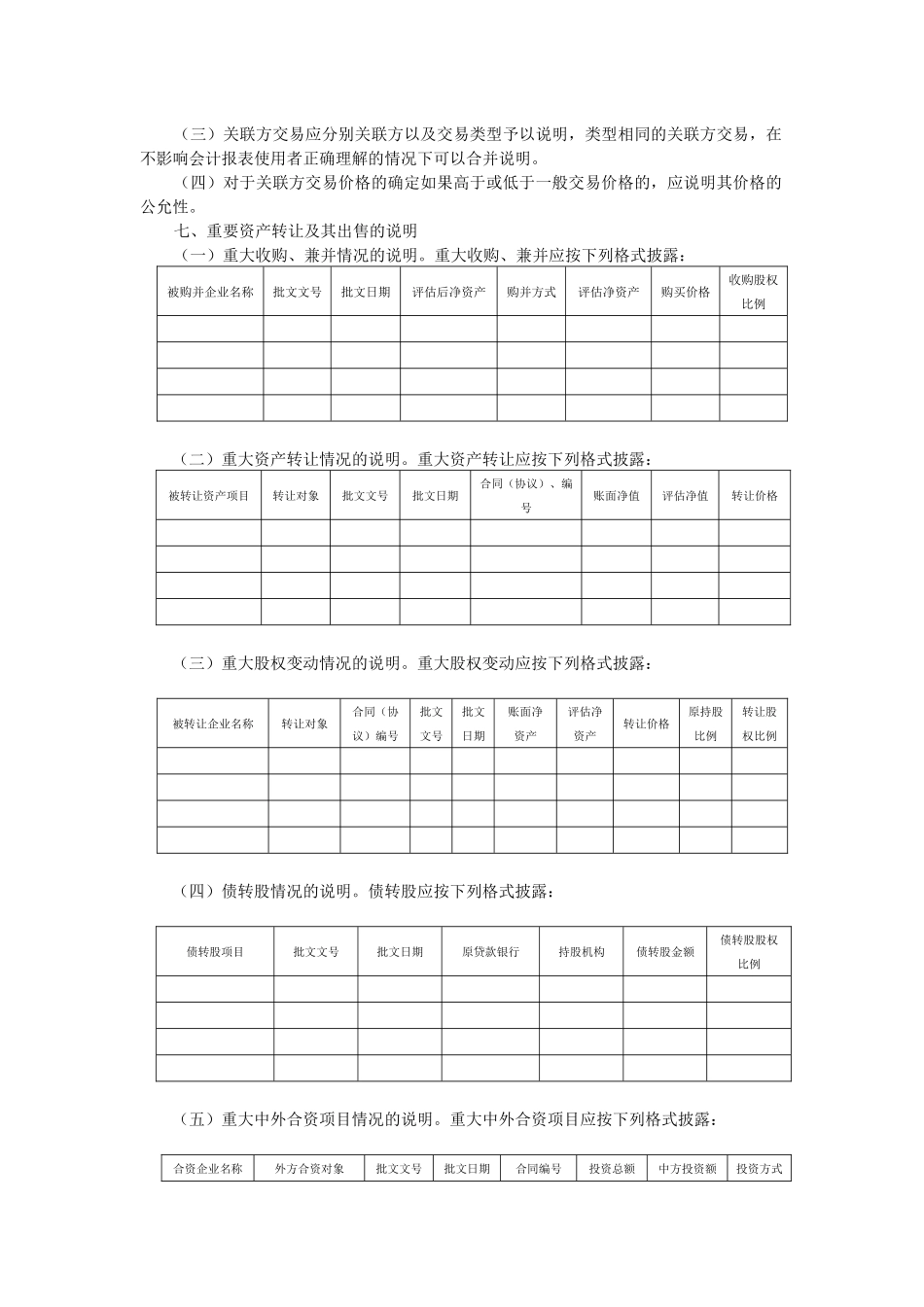 会计报表附注内容提要( 6页)_第2页