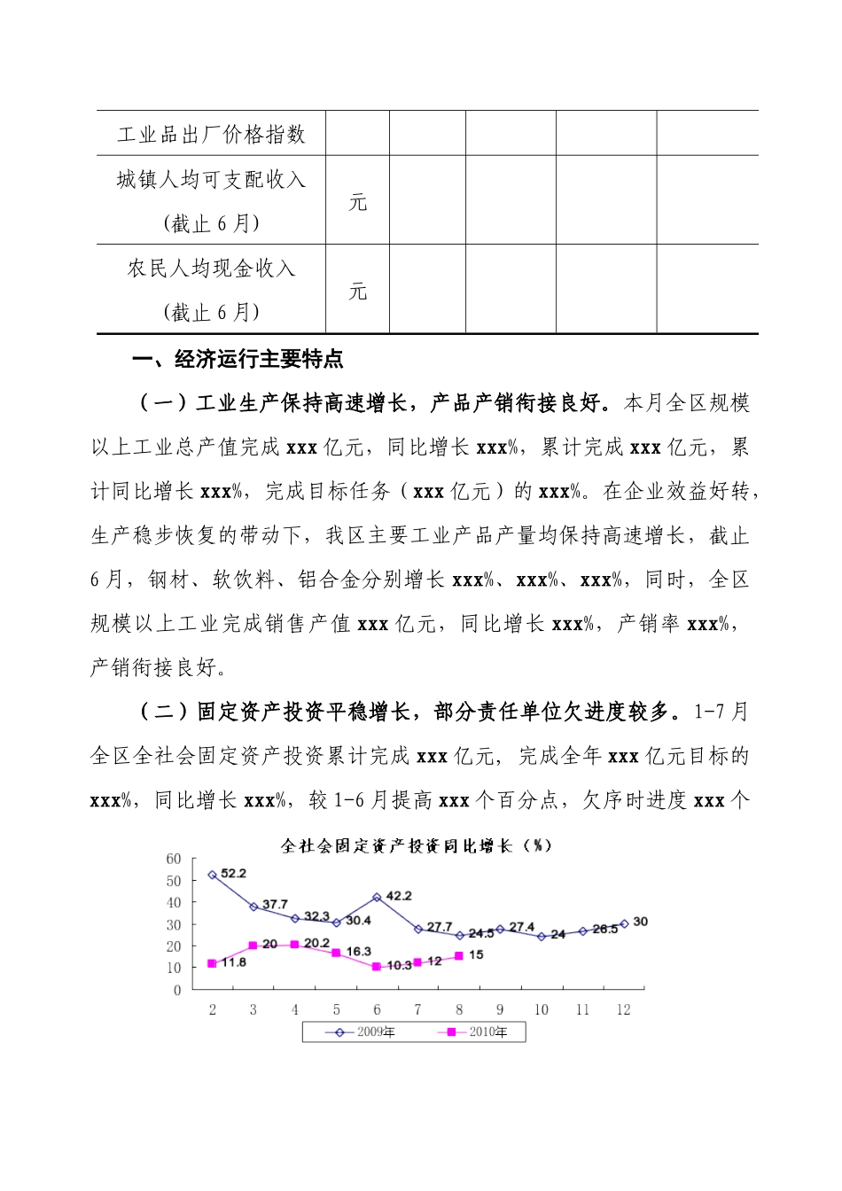 xxx区XXXX年1-7月份经济运行分析_第2页