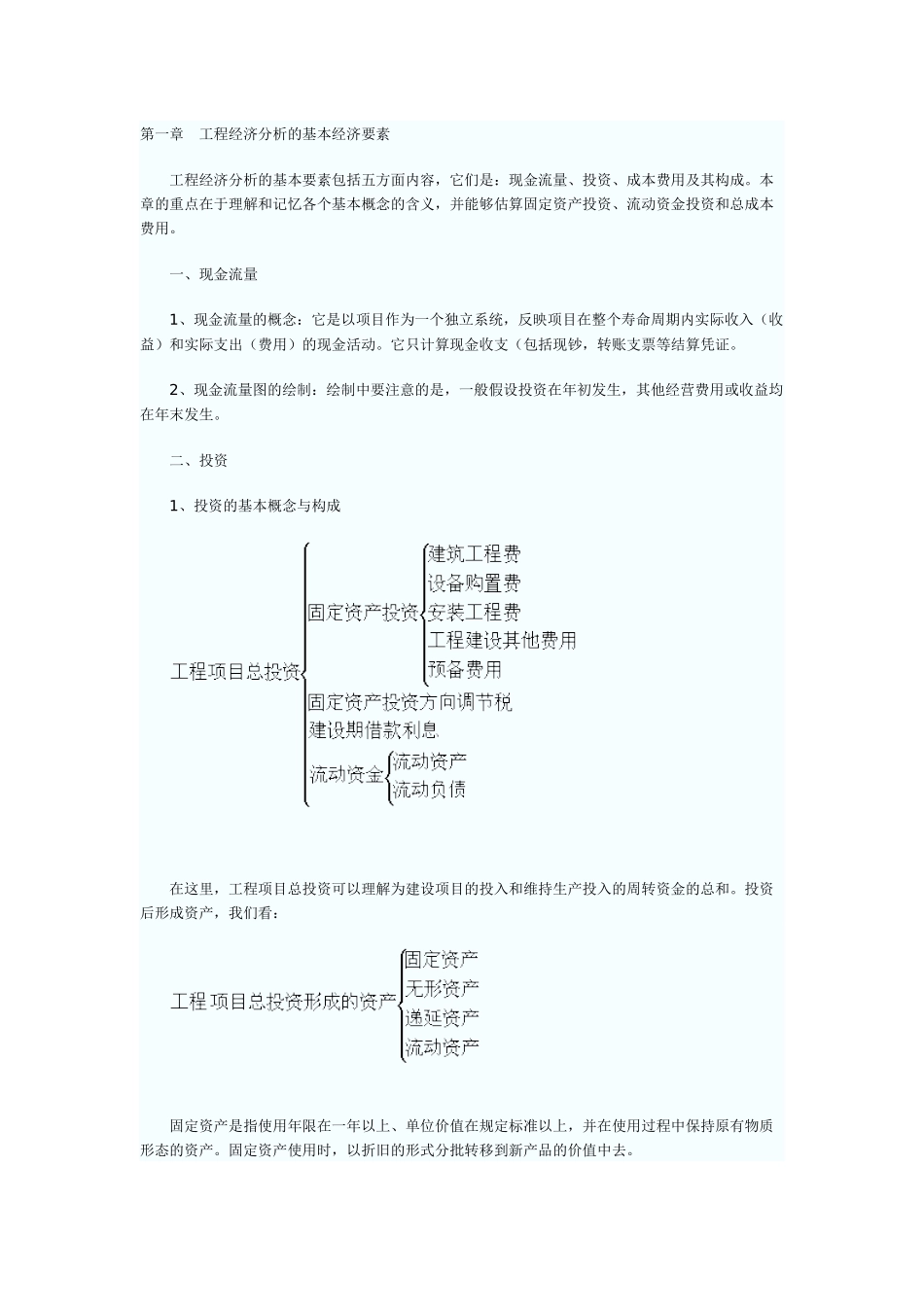 工程经济串讲_第1页
