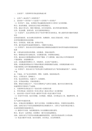 财务分析全集